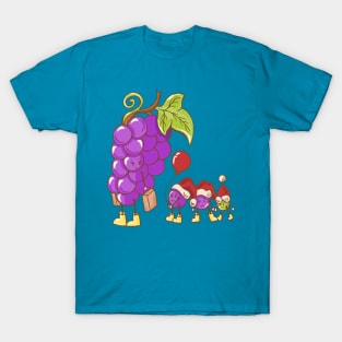 Grape Christmas shopping T-Shirt